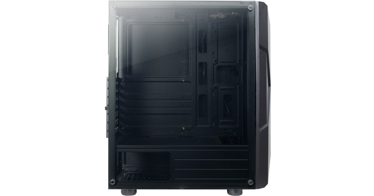Inter-Tech IT-3306 Cavy, Tower-Gehäuse(schwarz, Window-Kit)