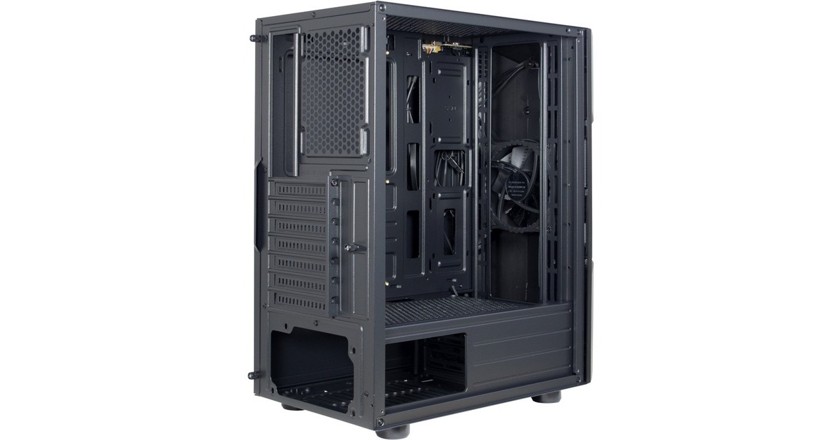 Inter-Tech IT-3306 Cavy, Tower-Gehäuse(schwarz, Window-Kit)