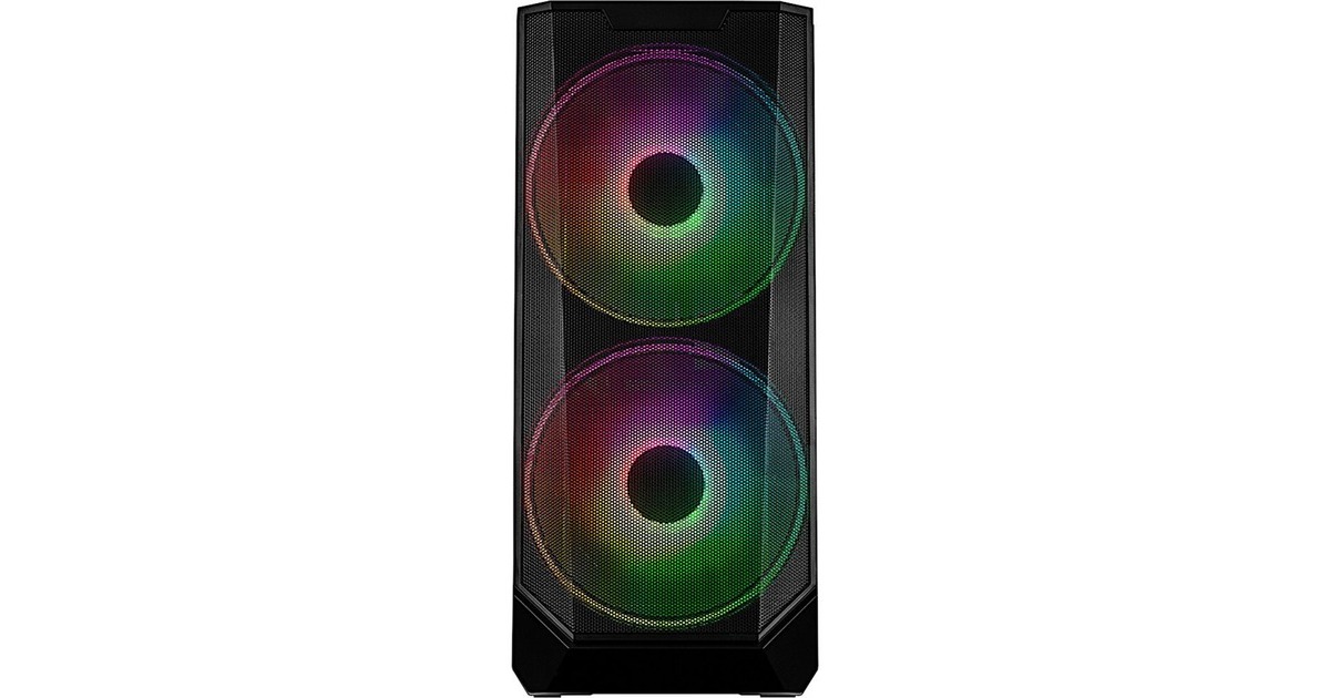 Inter-Tech IT-3503 Airstream, Tower-Gehäuse(schwarz, Tempered Glass)