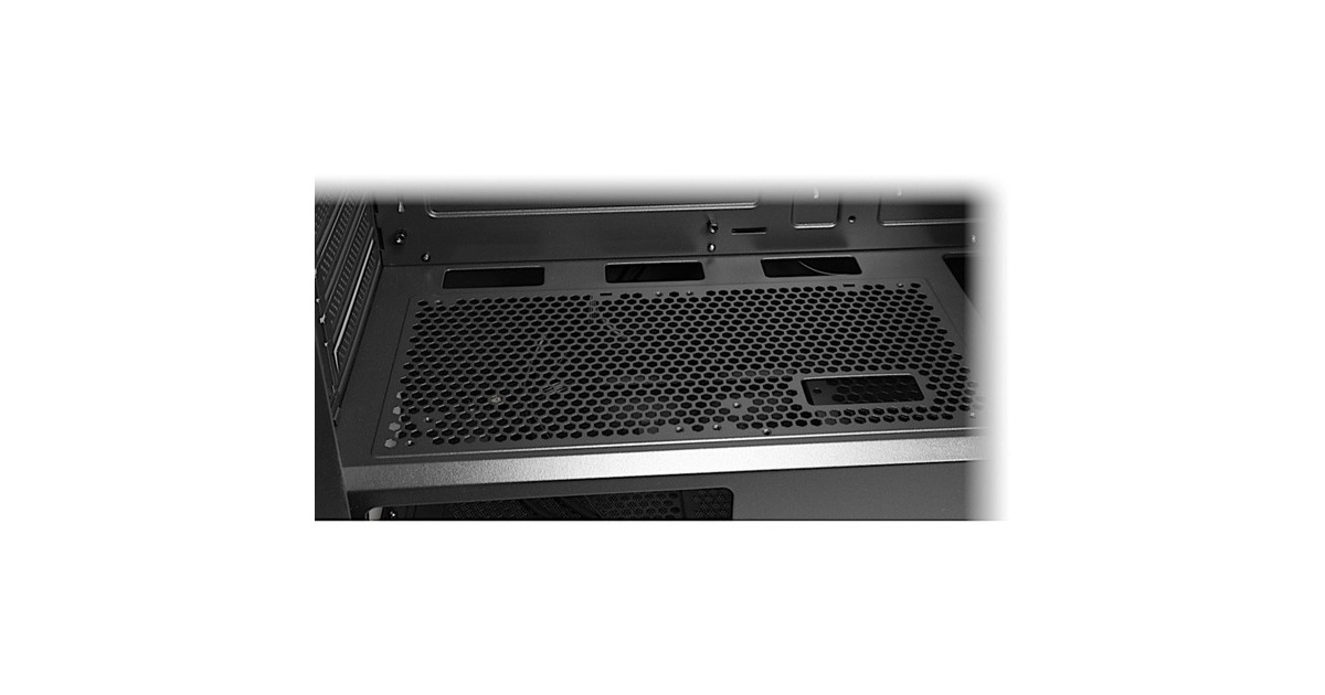 Inter-Tech IT-3503 Airstream, Tower-Gehäuse(schwarz, Tempered Glass)