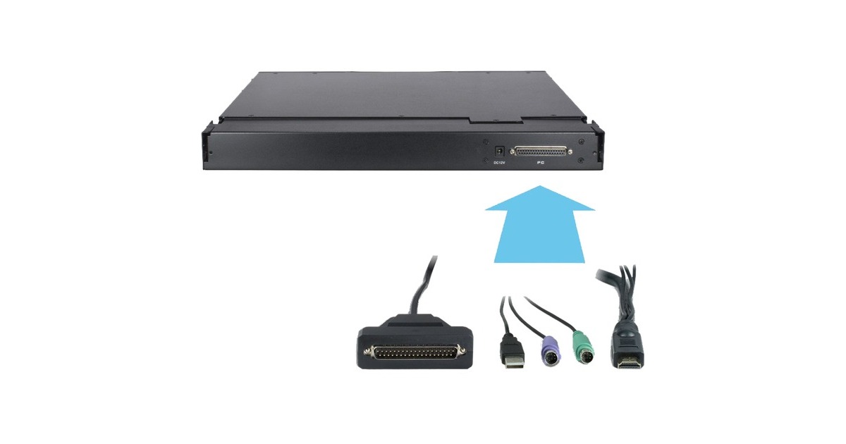 Inter-Tech KVM AS-9100 HLS, KVM-Switch
