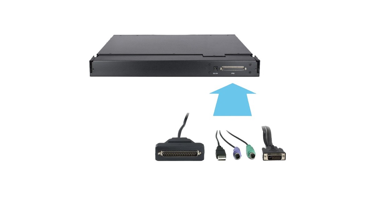 Inter-Tech KVM AS-9104 DLS, KVM-Switch