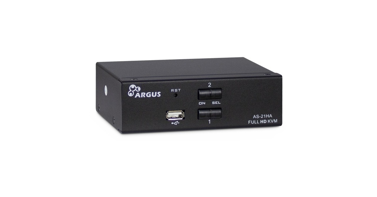 Inter-Tech KVM Switch AS-21HA HDMI, KVM-Switch