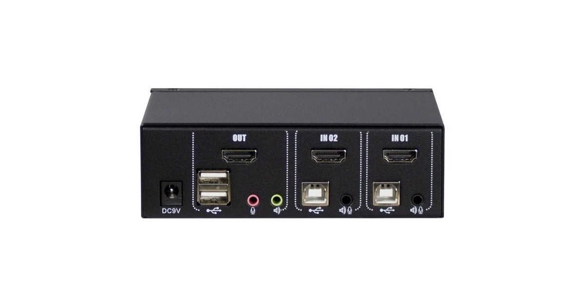 Inter-Tech KVM Switch AS-21HA HDMI, KVM-Switch