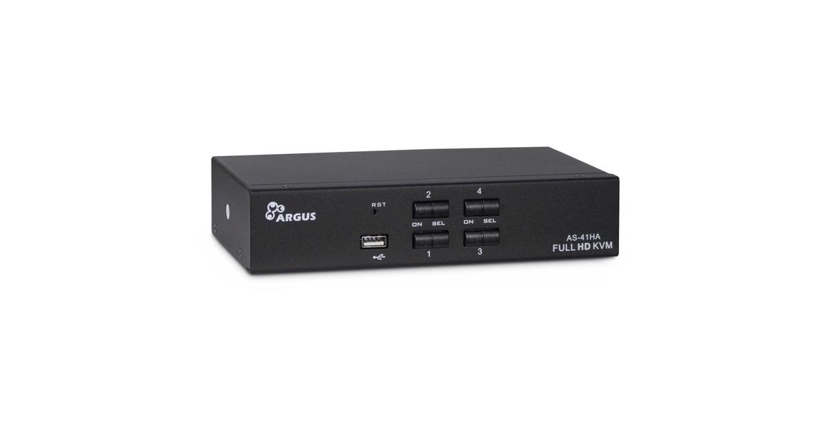 Inter-Tech KVM Switch AS-41HA HDMI, KVM-Switch