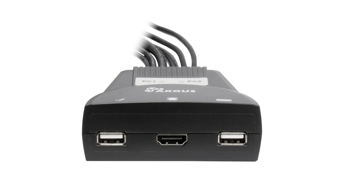 Inter-Tech KVM Switch LS-21HA HDMI, LAN-Adapter