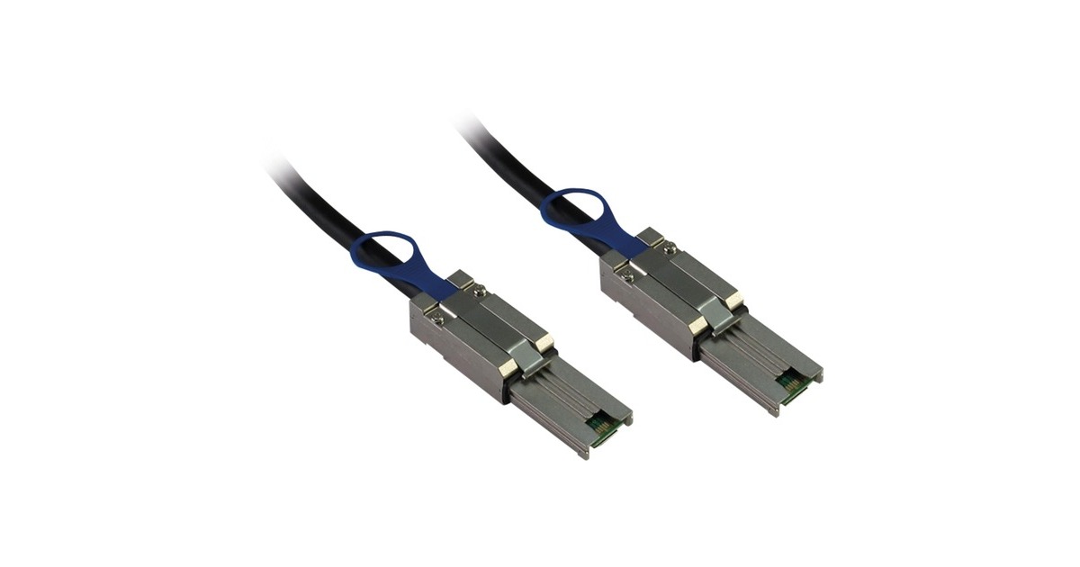 SFF-8088(schwarz, 1 Meter)