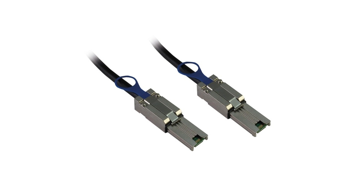 SFF 8088(schwarz, 2 Meter)