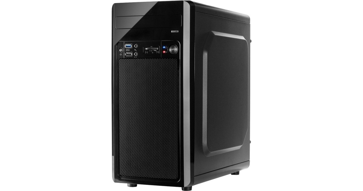 Inter-Tech MC-02 Micro, Tower-Gehäuse(schwarz)