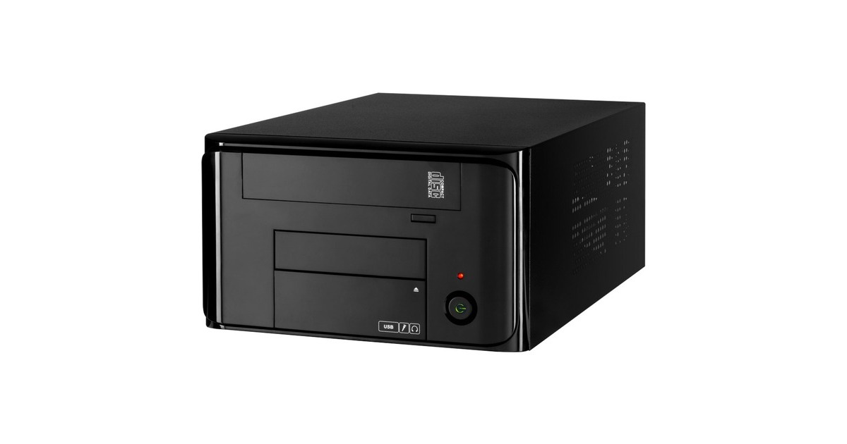 Inter-Tech MI-008 ITX, Tower-Gehäuse(schwarz)