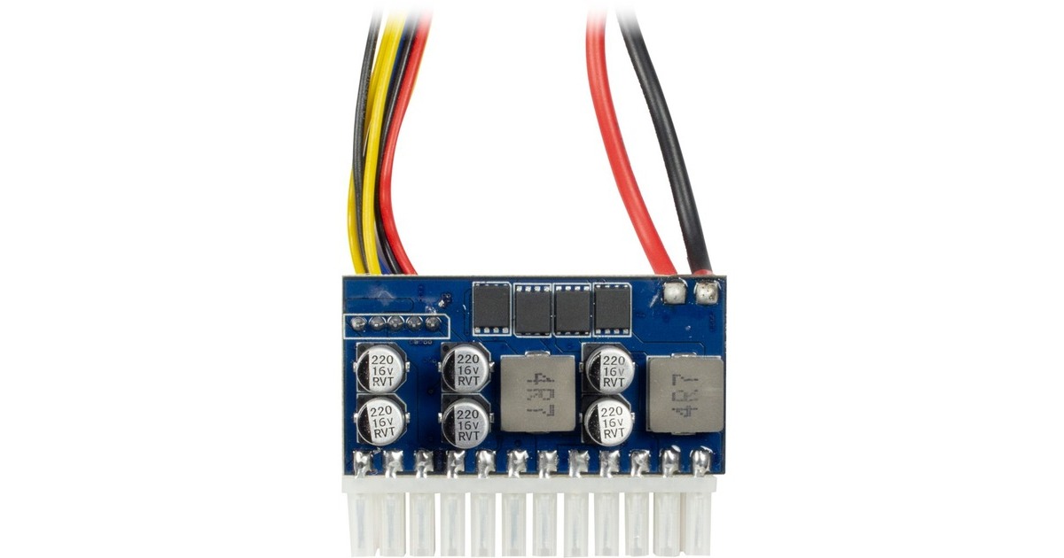 Inter-Tech Mini-ITX PSU 160W DC/DC, Adapter(ohne Netzteil, unterstützt Netzteile bis 160W, null Watt)
