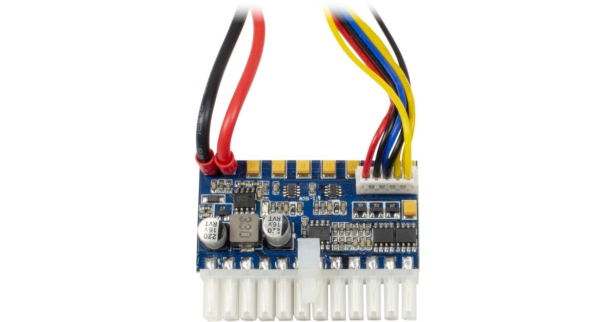 Inter-Tech Mini-ITX PSU 160W DC/DC, Adapter(ohne Netzteil, unterstützt Netzteile bis 160W, null Watt)