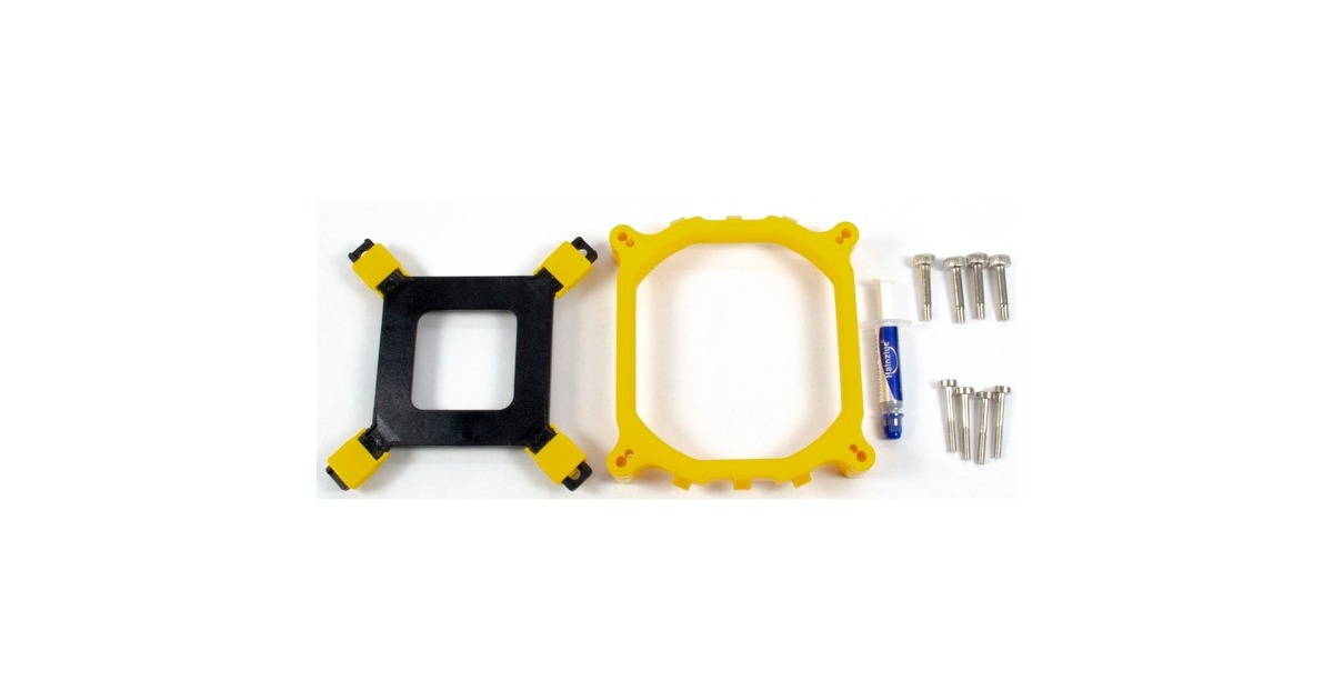 Inter-Tech Montage-Kit, Befestigung/Montage(gelb/schwarz)