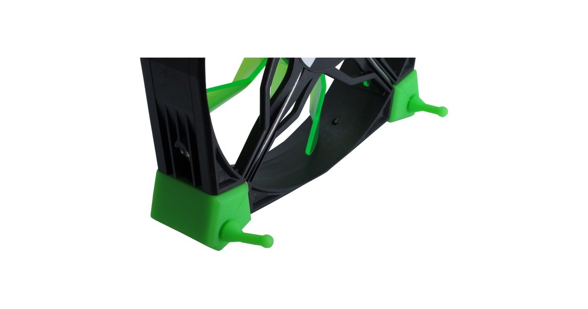 Inter-Tech N-120-GR 120x120x25mm, Gehäuselüfter(schwarz/grün)