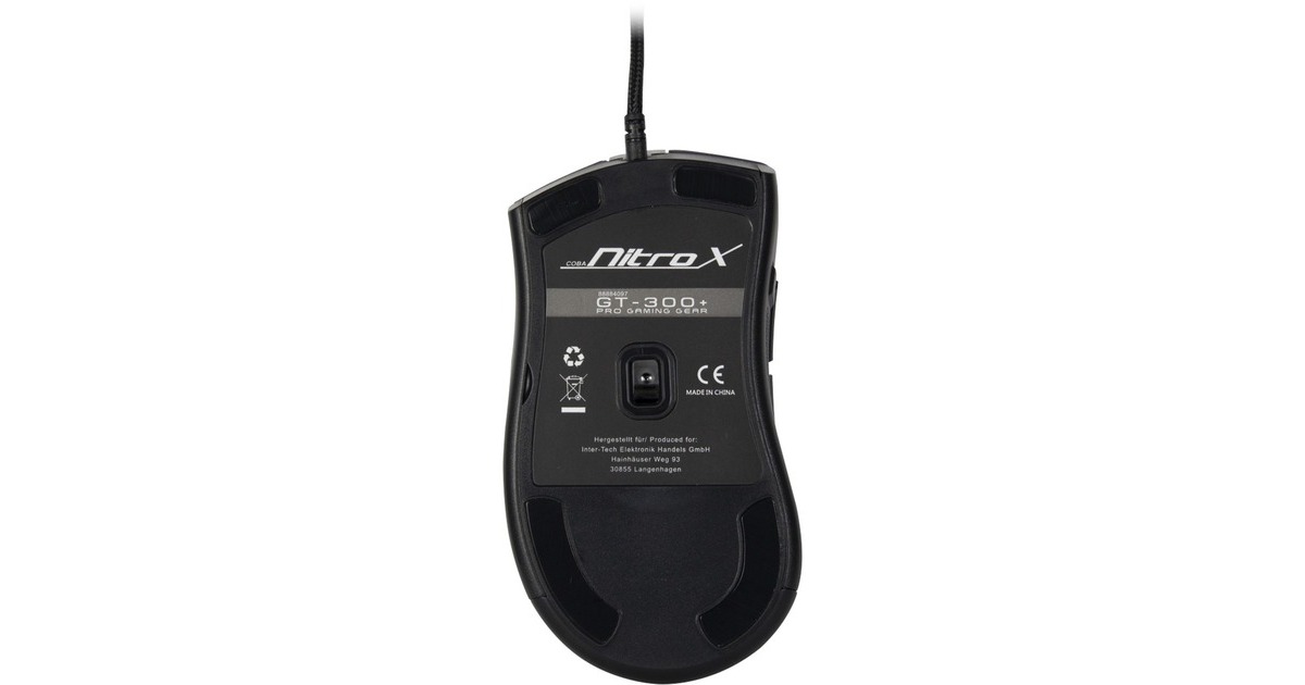 Inter-Tech Nitrox GT-300+ RGB, Gaming-Maus(schwarz)