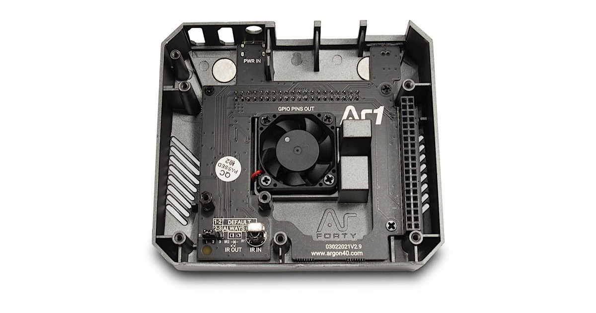 Inter-Tech ODS-727 für Raspberry Pi 4B, Gehäuse(für Raspberry Pi 4 Modell B)