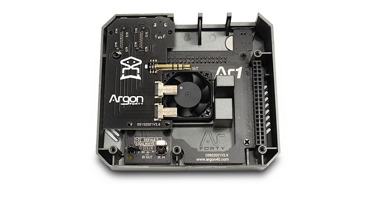 Inter-Tech ODS-727 für Raspberry Pi 4B, Gehäuse(für Raspberry Pi 4 Modell B)