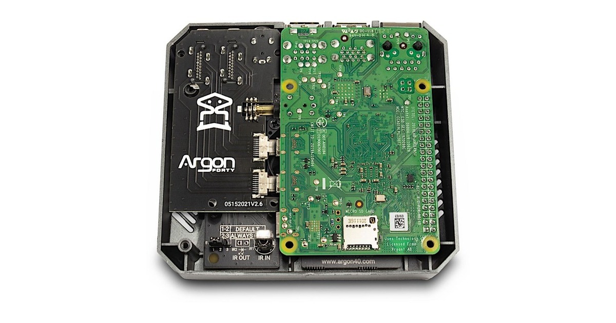 Inter-Tech ODS-727 für Raspberry Pi 4B, Gehäuse(für Raspberry Pi 4 Modell B)