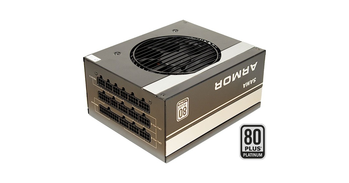 Inter-Tech SAMA FTX-1200-A ARMOR 1200W, PC-Netzteil(schwarz, 4x PCIe, Kabel-Management, 1200 Watt)