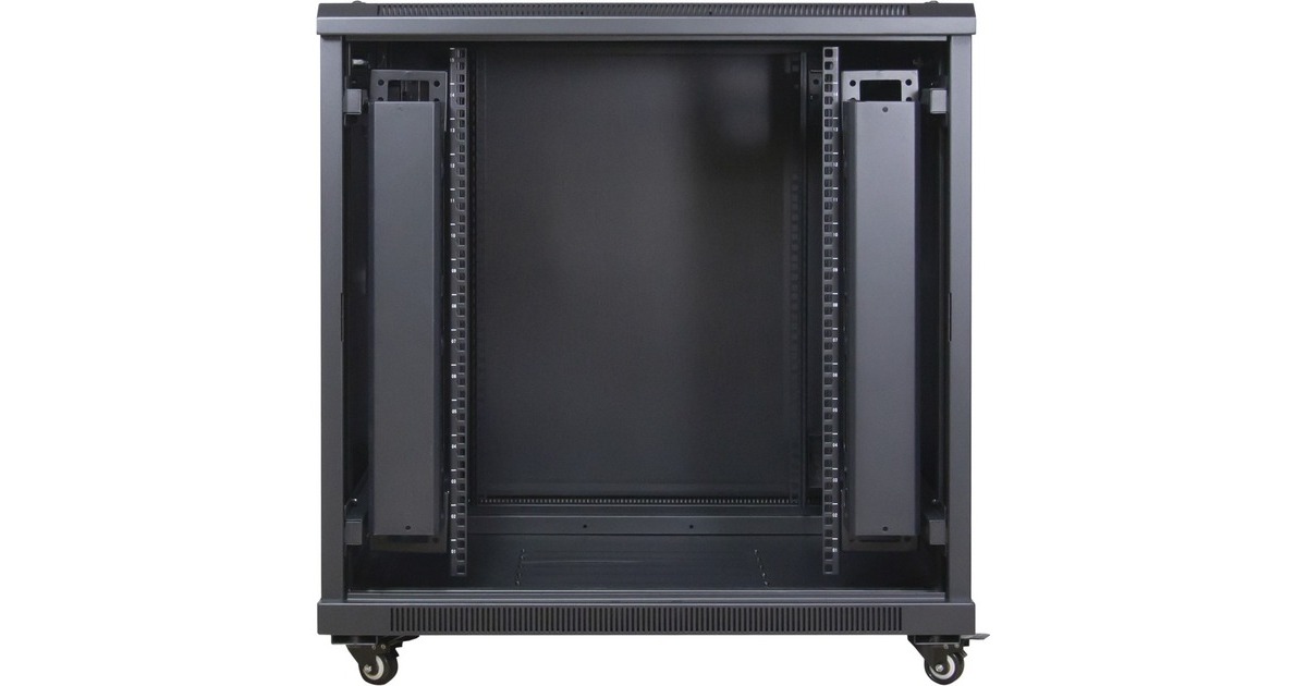 Inter-Tech Serverschrank SNB-8815 Mesh, IT-Schrank(schwarz)