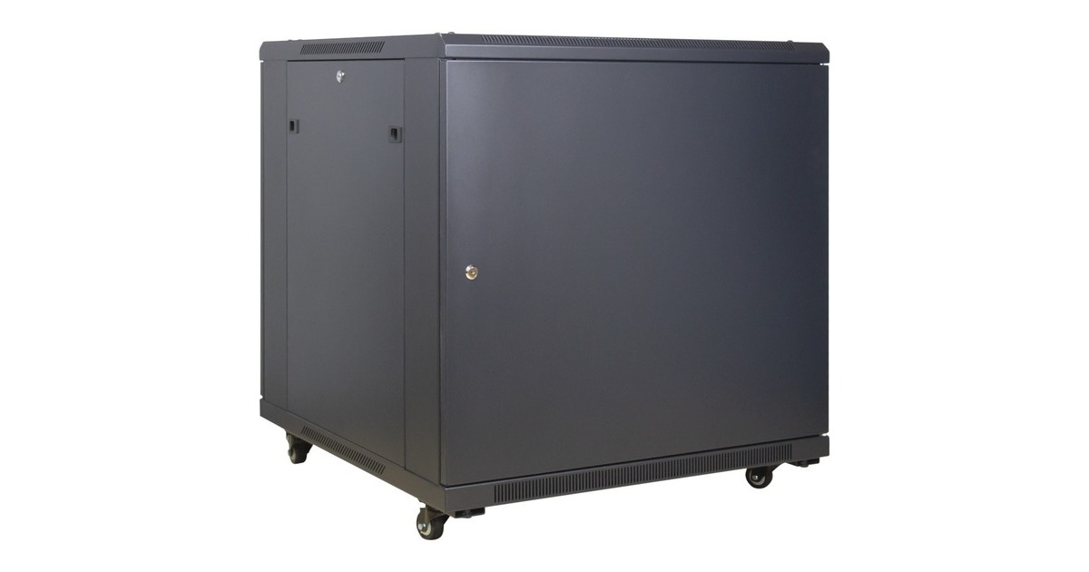 Inter-Tech Serverschrank SNB-8815 Mesh, IT-Schrank(schwarz)