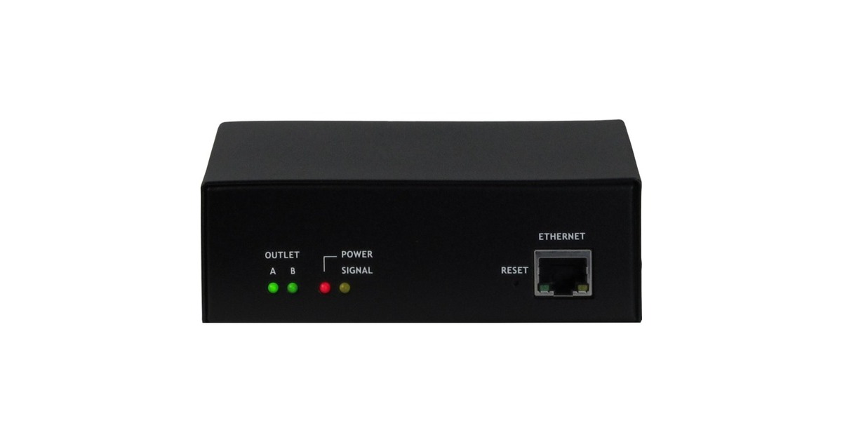 Inter-Tech Steckdosenleiste PDU ST-1021, 2-fach(schwarz, per Fernzugang via Webinterface schaltbar)