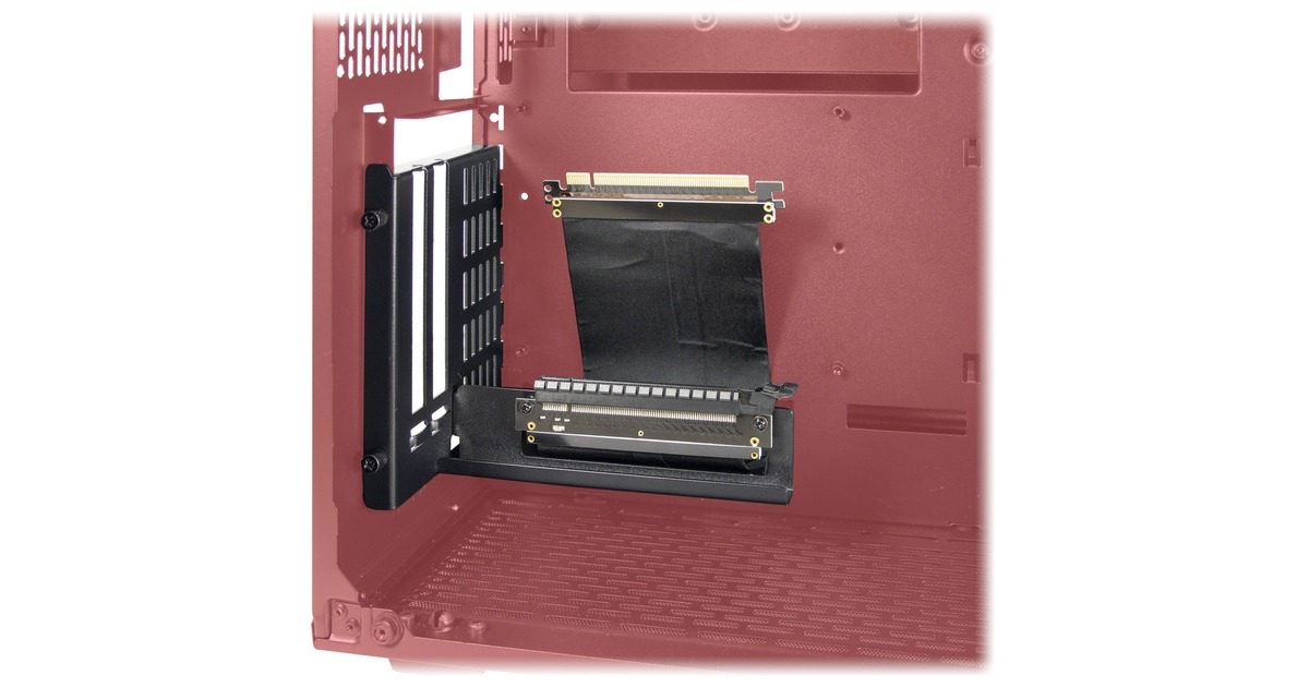 Inter-Tech Umbausatz vertikal für Grafikkarte, Adapter(schwarz, für C-701 Panorama und C-702 Diorama)