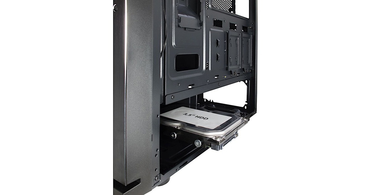 Inter-Tech W-III RGB, Tower-Gehäuse(schwarz, Frontblende aus Tempered Glass )