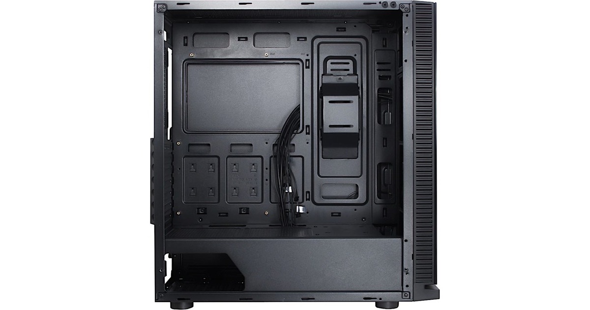 Inter-Tech W-III RGB, Tower-Gehäuse(schwarz, Frontblende aus Tempered Glass )