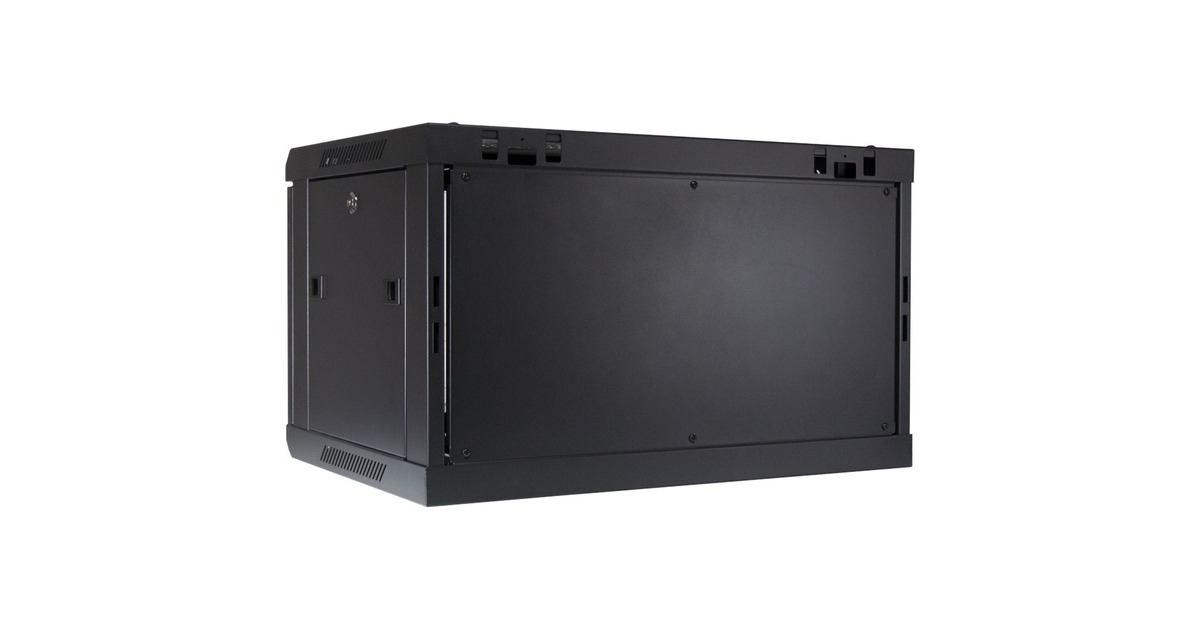 Inter-Tech Wandgehäuse SMA-6406, IT-Schrank(schwarz, 6HE)