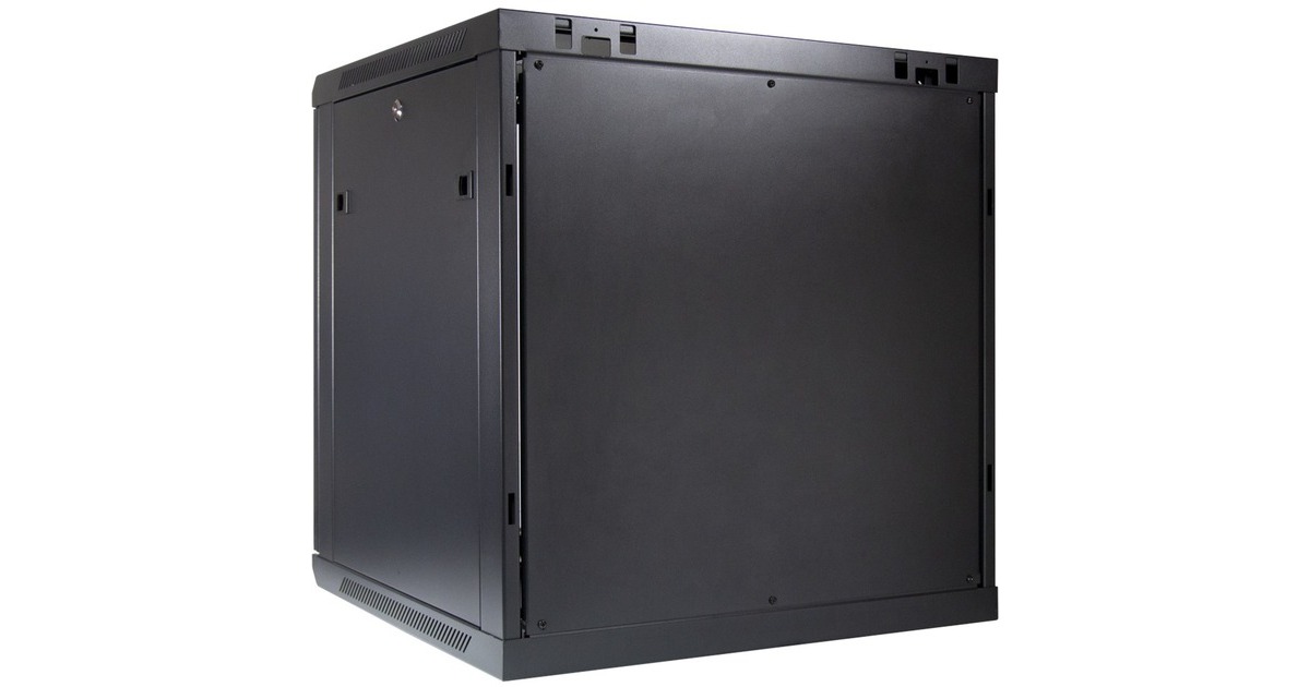 Inter-Tech Wandgehäuse SMA-6612, IT-Schrank(schwarz, 12HE)