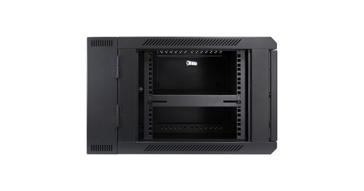 Inter-Tech Wandgehäuse SMB-6606, IT-Schrank(schwarz, 6HE)