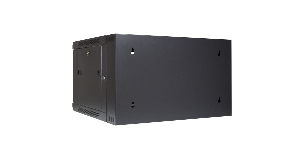 Inter-Tech Wandgehäuse SMB-6606, IT-Schrank(schwarz, 6HE)