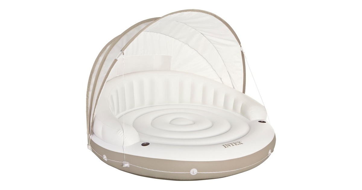 Intex Canopy Island Lounge 199x150cm, Schwimmliege(Outlet) Intex Canopy Island Lounge 199x150cm, Schwimmliege(Outlet)