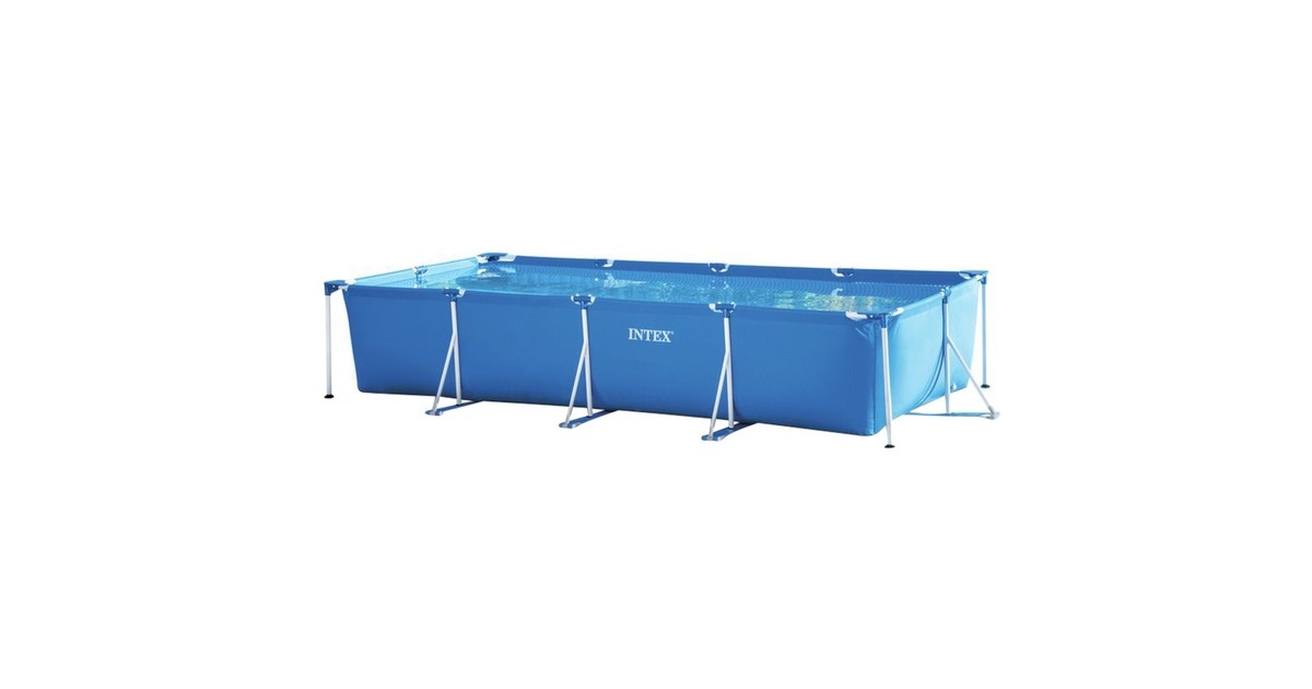Intex Frame Pool Set Prism Rectangular 450 x 220 x 84cm, Schwimmbad(blau, Kartuschenfilteranlage) Intex Frame Pool Set Prism Rectangular 450 x 220 x 84cm, Schwimmbad(blau, Kartuschenfilteranlage)
