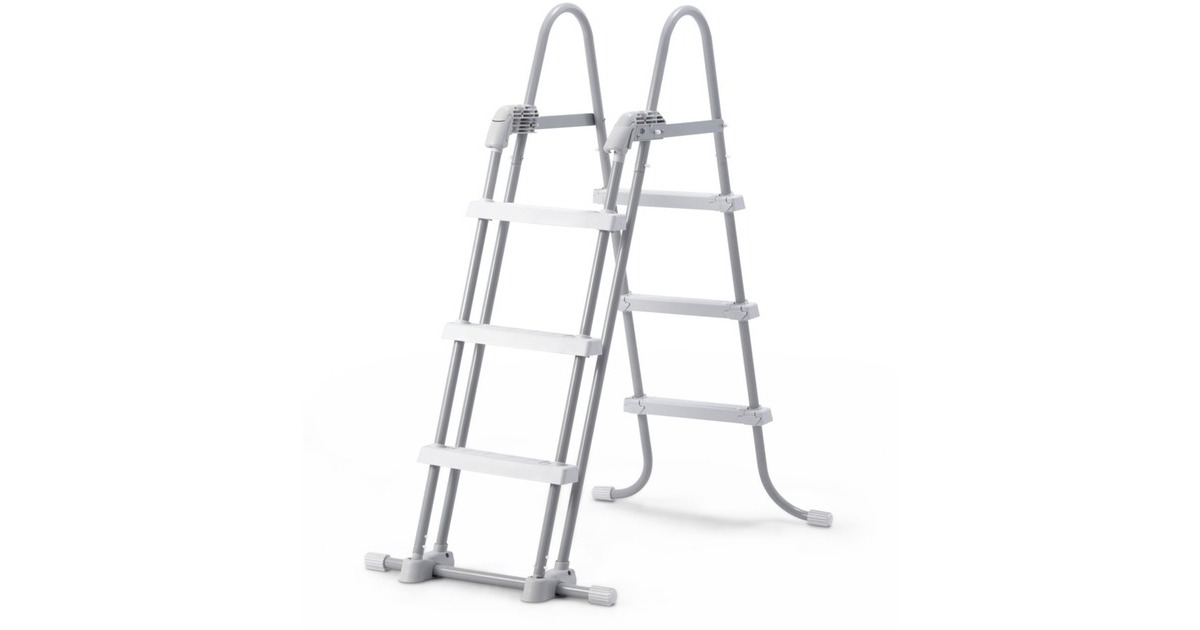 Intex Frame Pool Set Prism Rondo 126724GN, Ø 457 x 107cm, Schwimmbad(grau/blau, Kartuschen-Filteranlage ECO 638G)