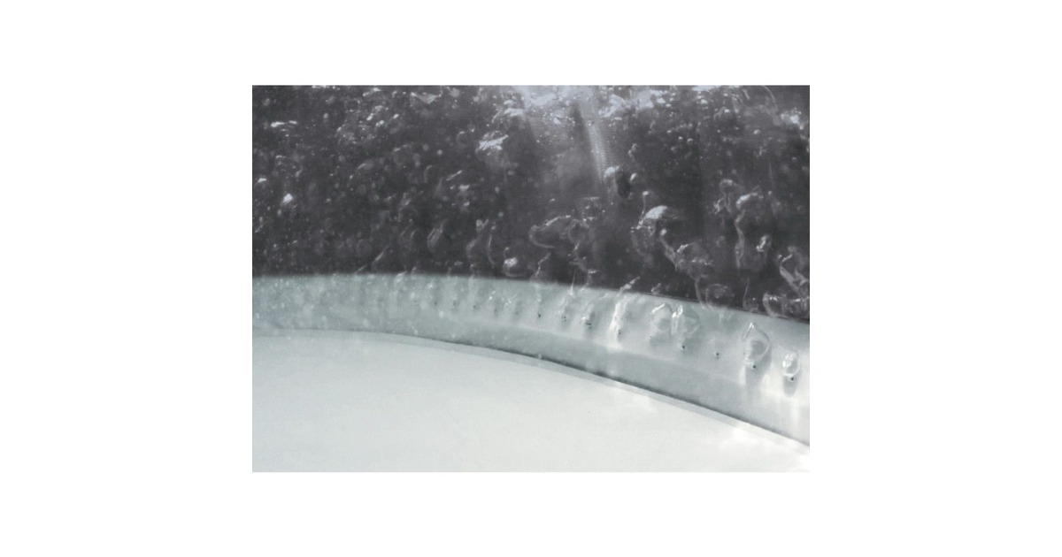 Intex Pure SPA Bubble Massage Greywood Deluxe Ø 196 x 71cm, Schwimmbad(dunkelgrau, mit Kalkschutzsystem)