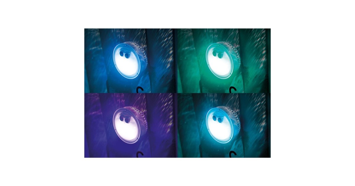 Intex Pure SPA Bubble Massage Greywood Deluxe Ø 196 x 71cm, Schwimmbad(dunkelgrau, mit Kalkschutzsystem)