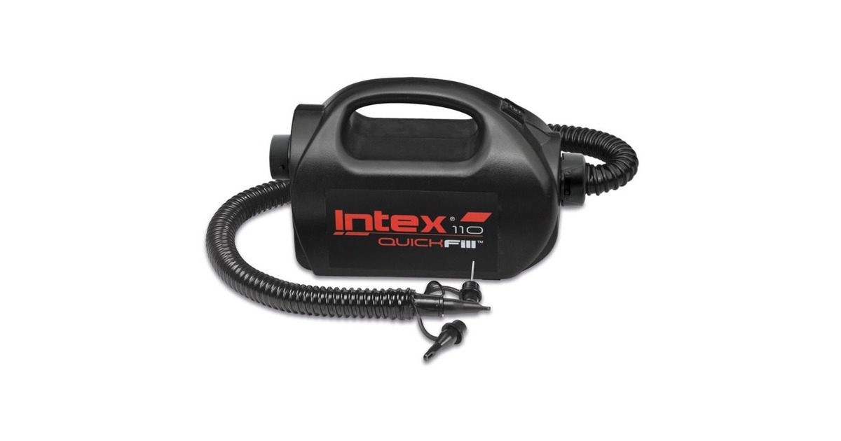 Intex Quick Fill Pump, 230V / 12V, Luftpumpe(schwarz)