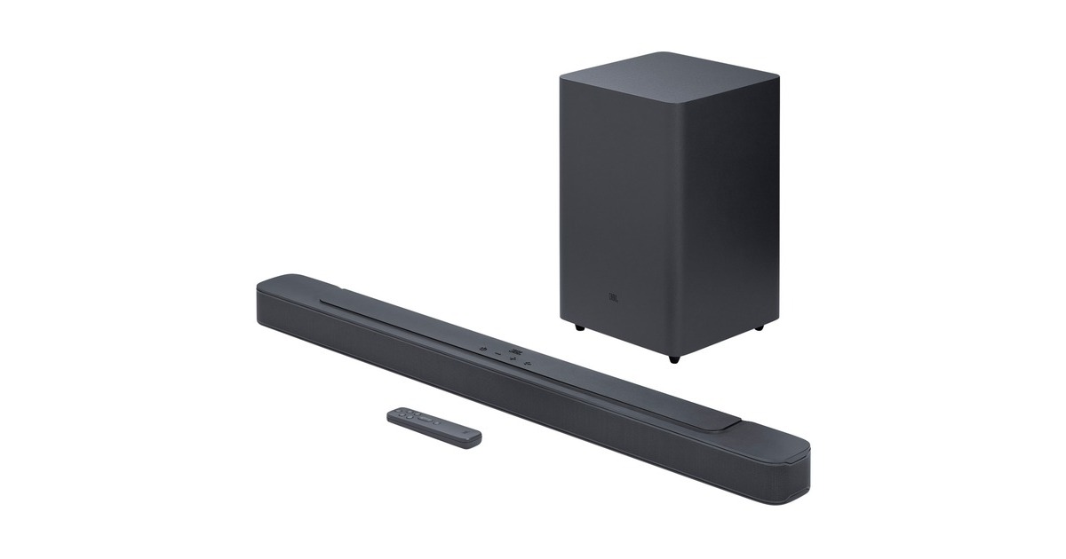 JBL BAR 2.1 DEEP BASS, Soundbar(schwarz, HDMI, Blueotooth, USB)