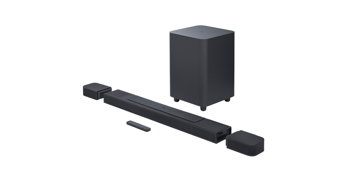 JBL Bar 1000, Soundbar(schwarz, True Dolby Atmos, DTS:X, MultiBeam Surround Sound)