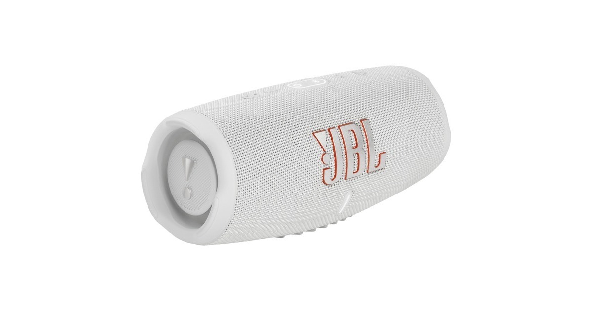 JBL Charge 5, Lautsprecher(weiß, Bluetooth, IP67, USB-C)