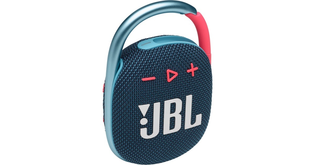 JBL Clip 4, Lautsprecher(blau/rosa, Bluetooth 5.1, IP67)