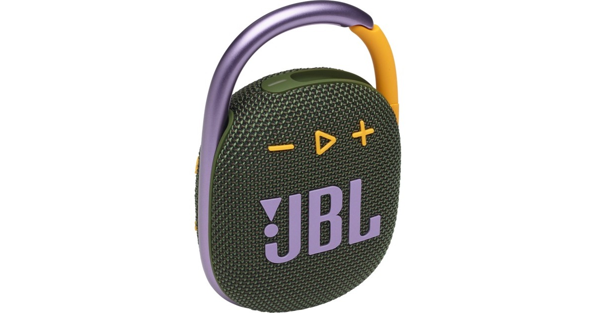 JBL Clip 4, Lautsprecher(grün/lila, Bluetooth 5.1, IP67)