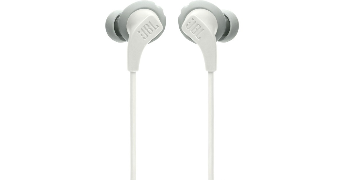JBL Endurance Run 2 Wired, Kopfhörer(weiß, 3.5 mm Klinke)