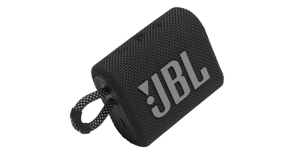 JBL GO 3, Lautsprecher(schwarz, Bluetooth, USB-C)