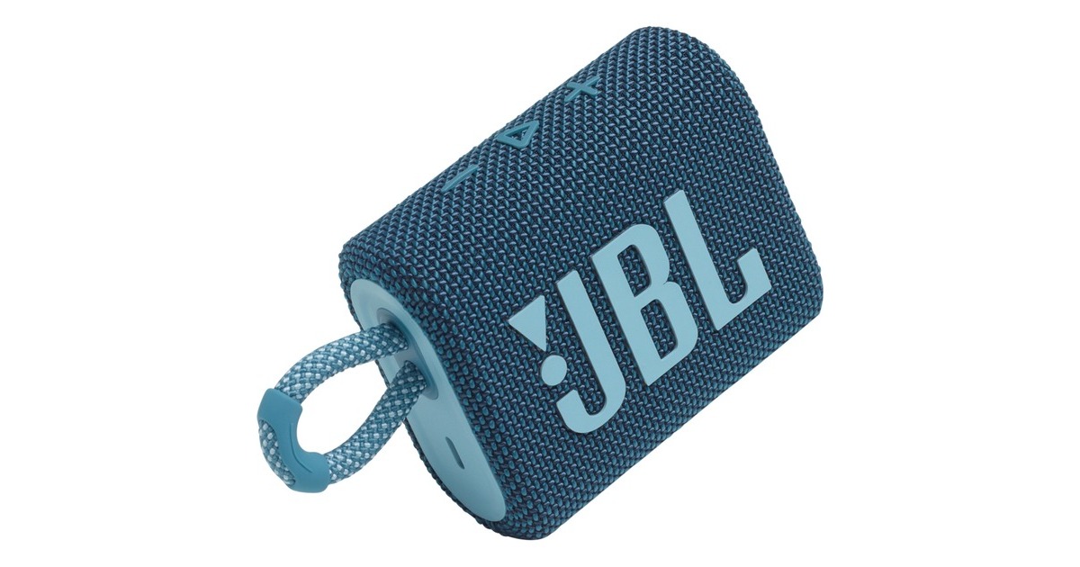 JBL GO 3, Lautsprecher(blau, Bluetooth, USB-C)