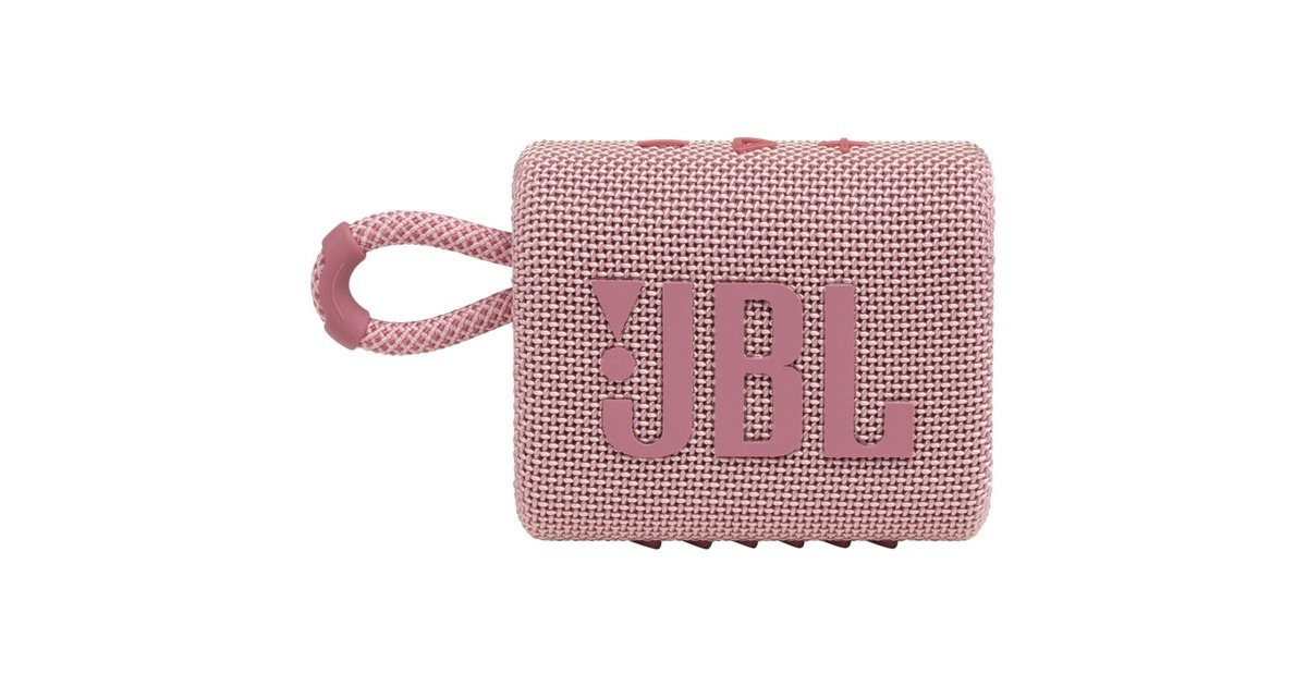 JBL GO 3, Lautsprecher(pink, Bluetooth, USB-C)