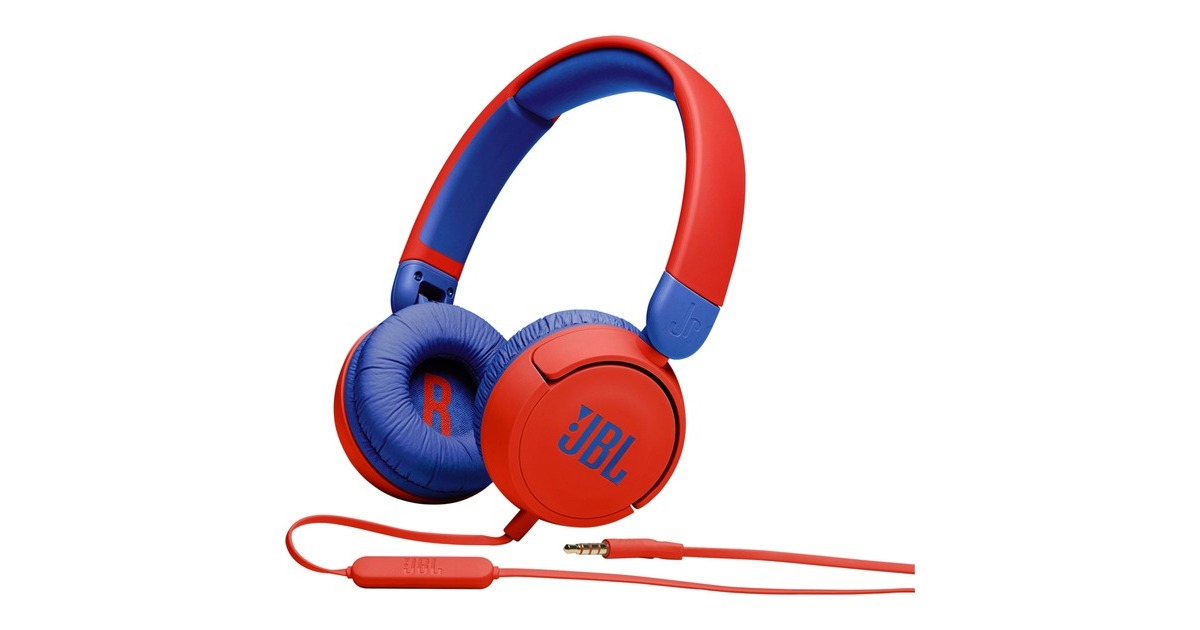 JBL JR310 , Kopfhörer(rot/dunkelblau)