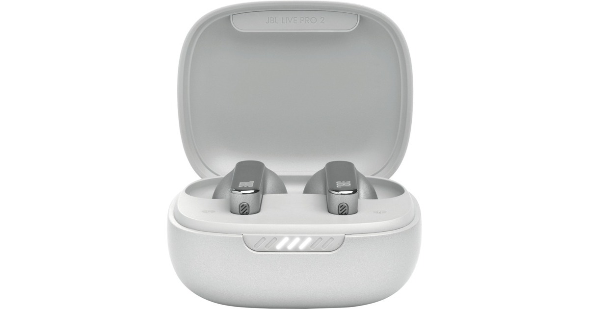 JBL Live Pro 2 TWS, Kopfhörer(silber, IPX5, Bluetooth, USB-C)